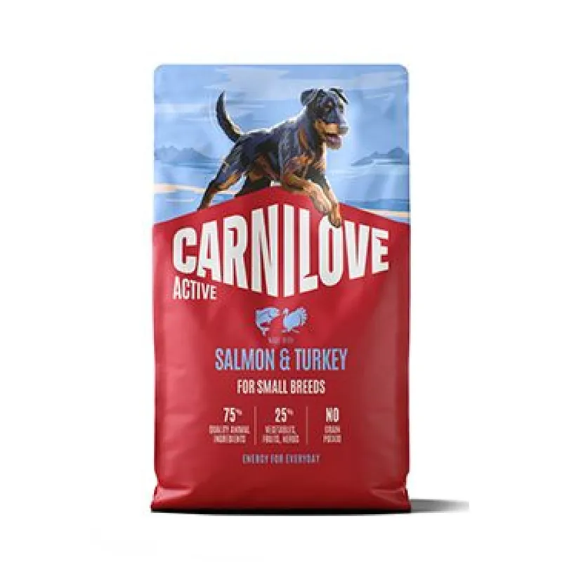 Koop Vandaag Carnilove Dog Active Dry Salmon&Turkey Adult SB 4kg
