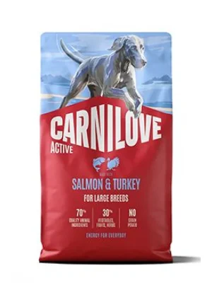 Carnilove Dog Active Dry Salmon&Turkey Adult LB 4kg Nu Kopen