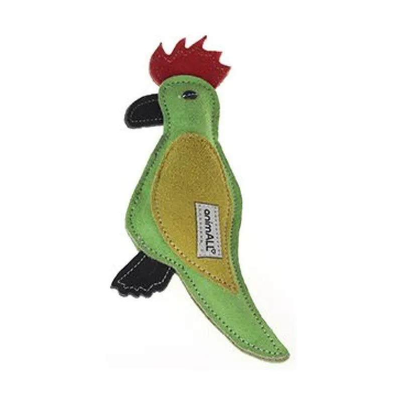 Hračka pes animALL Papoušek kůže, barevný 22cm Betrouwbaar