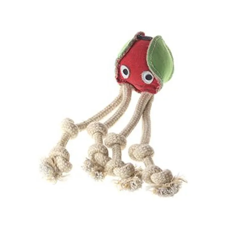 Hračka pes animALL Xmas chobotnice kůže,barev24,5x10cm Hoge Kwaliteit