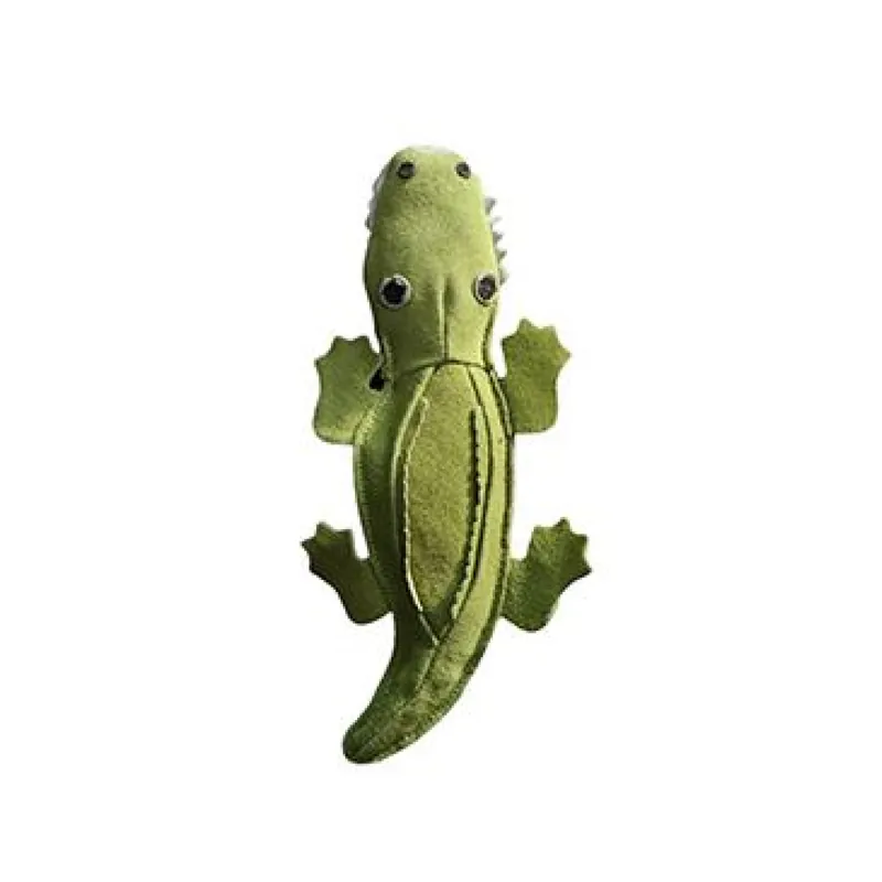 Hračka pes animALL Krokodýl kůže, zelený 31x25cm Speciale Aanbieding