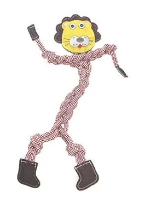 Hračka pes animALL Lev kůže+lano Mr.Roper 47cm Exclusieve Aanbieding
