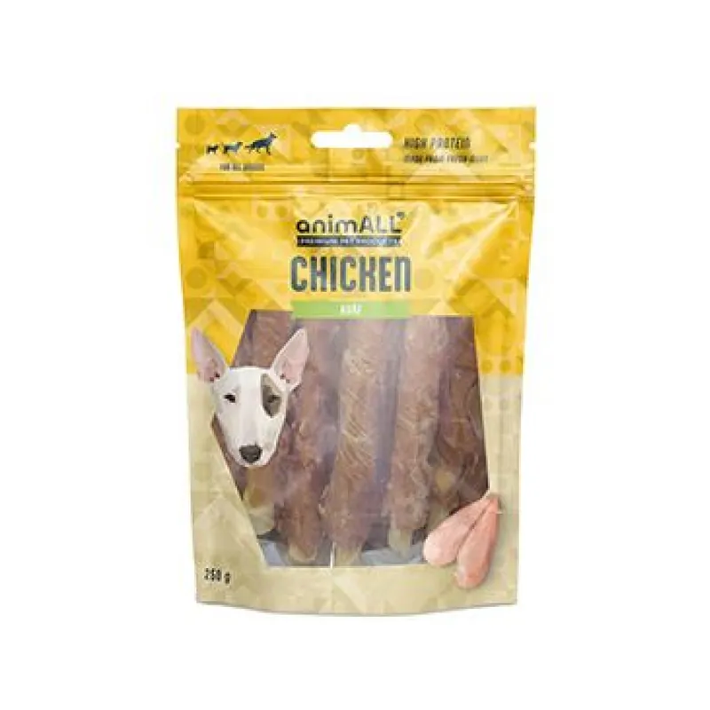 animALL Buvolí tyčka obalená kuřecím masem 250g Populair