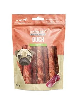animALL Buvolí tyčka obalená kachním masem 250g Finale Uitverkoop