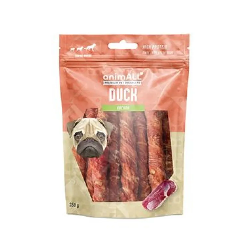 animALL Buvolí tyčka obalená kachním masem 250g Finale Uitverkoop