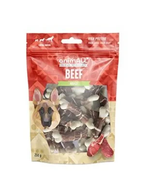 animALL Hovězí maso na kalciové kostičce 250g Favoriet