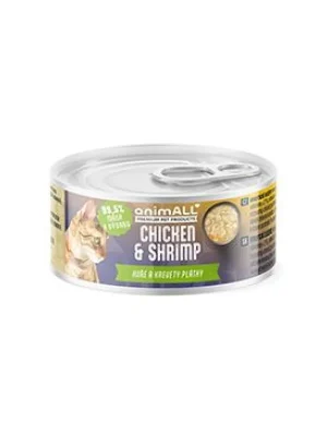 Voordeelprijs animALL konzerva kočka Kuře a krevety plátky 80g