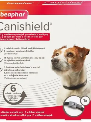 Beaphar obojek antiparazitní Canishield pes 48cm Veilige Betaling