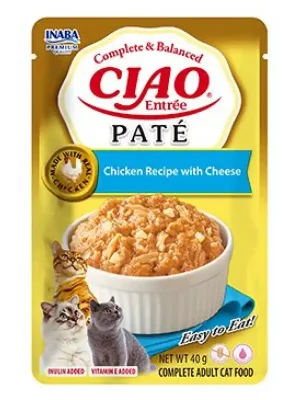 Aanbieding Churu Cat Entrée Paté Chicken Recipe with Cheese 40g