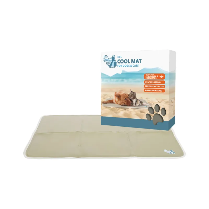 CoolPets gelová chladící podložka Beige S (40x50cm) Gecertificeerd