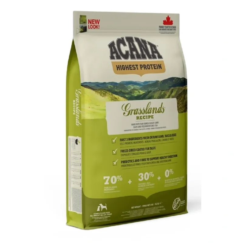 Koop Online ACANA Grasslands 6 kg – bezobilné granule s jehněčím a kachnou UPejska.cz