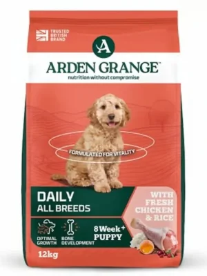 Arden Grange Puppy & Junior 12 kg – kvalitní krmivo pro štěňata a mladé psy Upejska.cz Op = Op