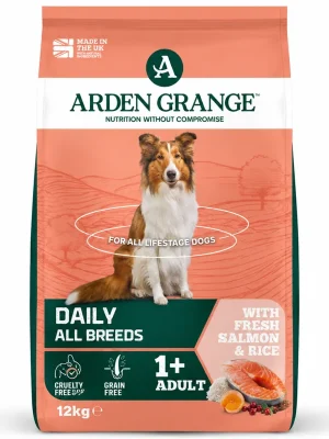 Arden Grange Adult Salmon & Rice 12 kg Superprémiové krmivo pro psy Upejska.cz Bestseller