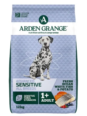 Direct Verzonden Arden Grange Sensitive Ocean Fish & Potato 12 kg Hypoalergenní krmivo pro psy Upejska.cz