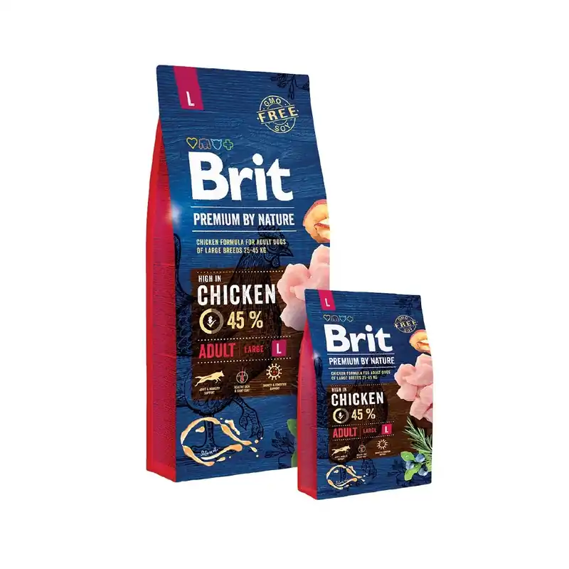 BRIT Premium Dog by Nature Adult L 15 kg Nieuw