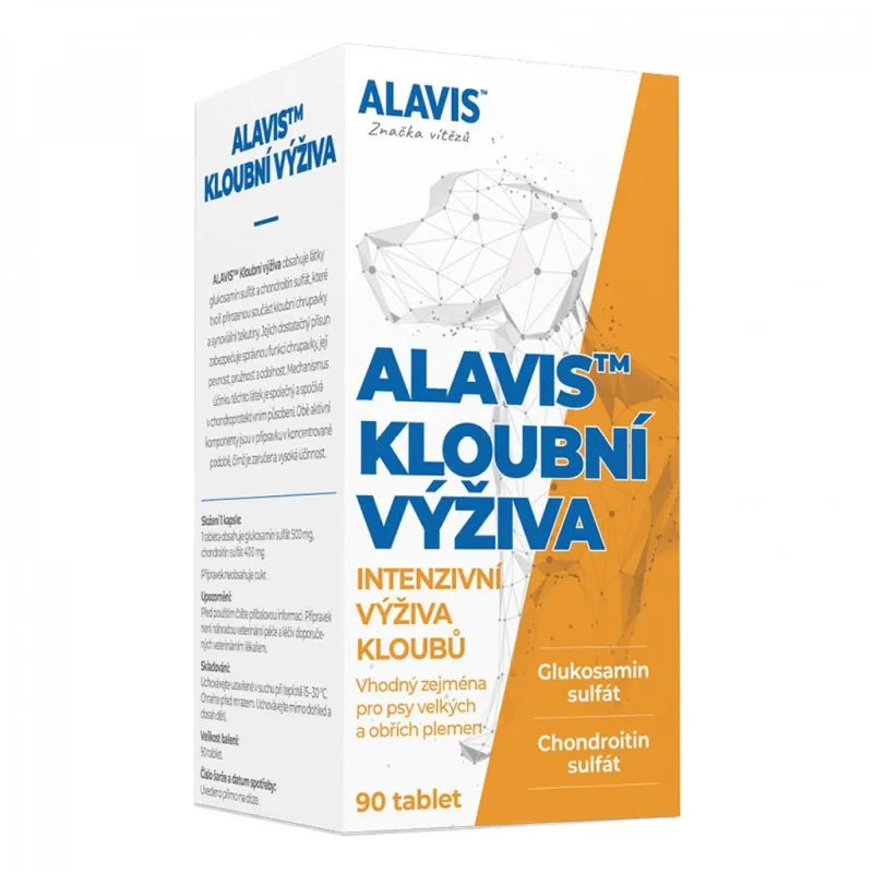 Express Levering ALAVIS Kloubní výživa pro psy 90 tbl. – podpora kloubů UPejska.cz