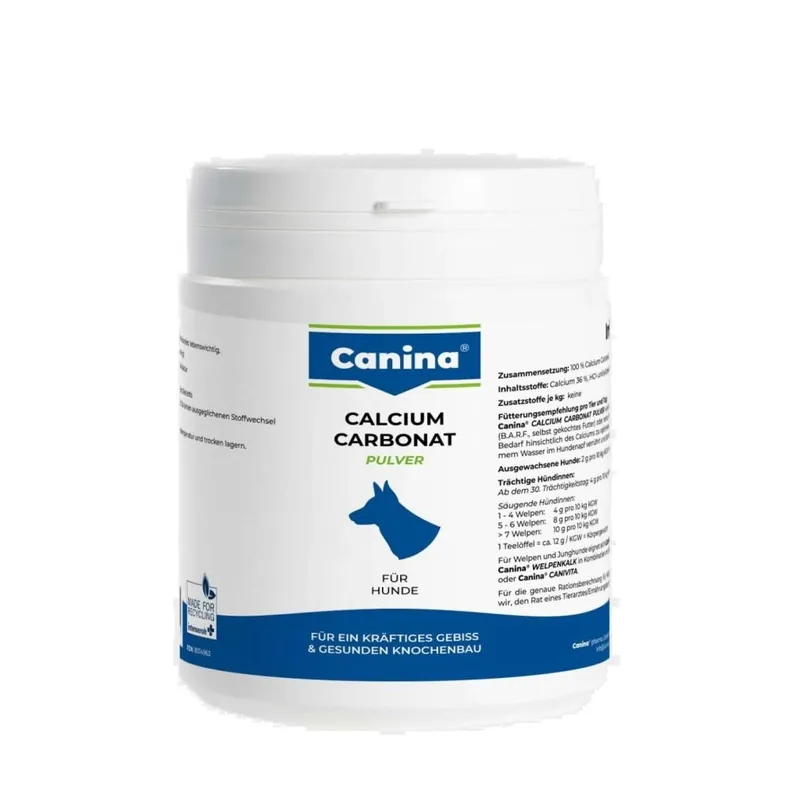 CANINA Calcium Carbonat plv. 400 g Vápník pro psy UPejska.cz Op = Op
