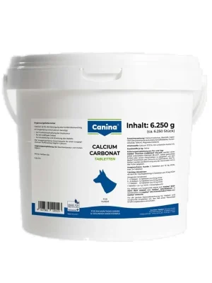 Beperkt Aanbod CANINA Calcium Carbonat tablety 6 250 g Vápník bez fosforu pro psy – UPejska.cz