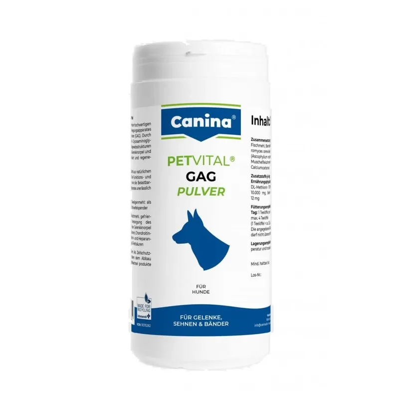 CANINA Petvital GAG prášek 1000 g – velké balení kloubní výživy pro psy UPejska.cz Bestseller