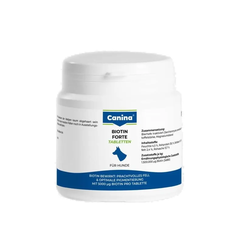 Canina Biotin Forte 30 tbl – zdravá srst, kůže a pigmentace UPejska.cz Gecertificeerd