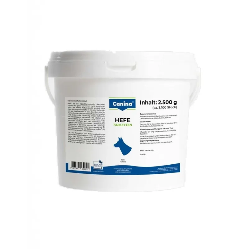 Canina Enzym-Hefe 2500g – velké balení kvasnic pro psy UPejska.cz Bestseller