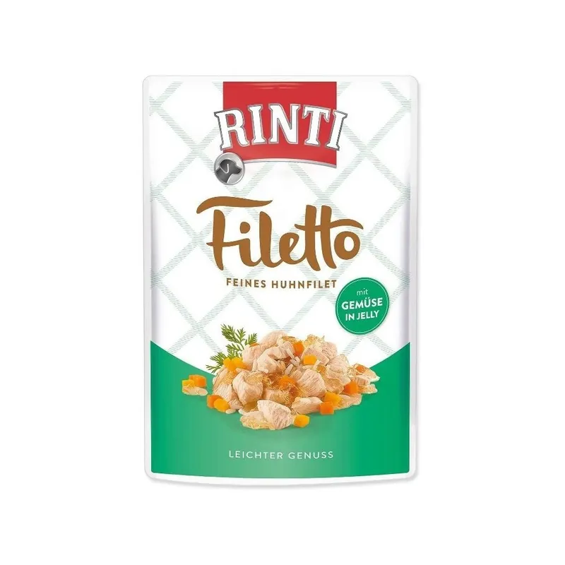 RINTI Filetto Kuře & zelenina v želé 100g Koop Vandaag