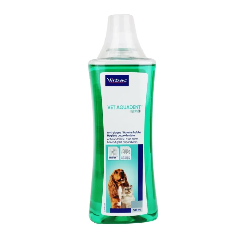 VIRBAC Vet Aquadent 500 ml – péče o zuby psů a koček UPejska.cz Nu Kopen