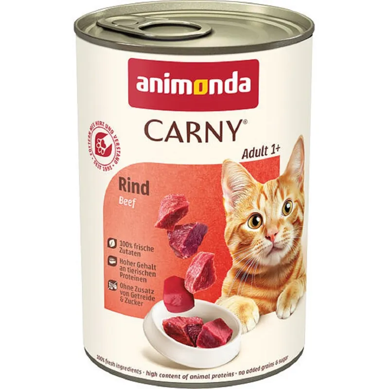Express Levering ANIMONDA Carny Adult Hovězí maso 400 g Konzerva pro kočky UPejska.cz