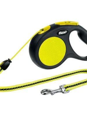 FLEXI Neon REFLECT M šňůra 5m, max. 20 kg Populair