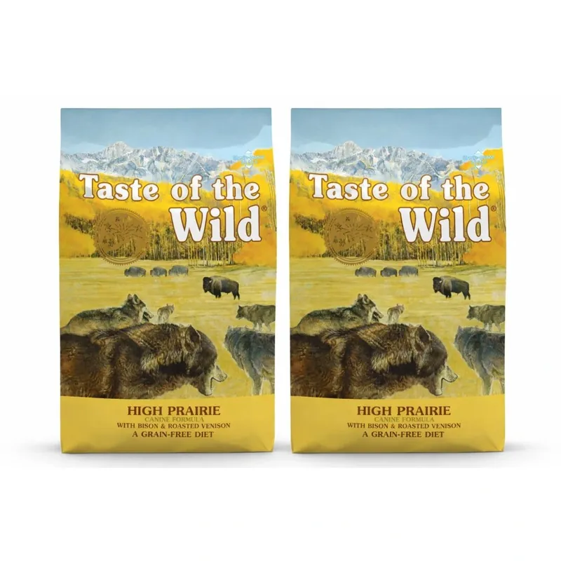 TASTE OF THE WILD High Prairie 2 × 12,2 kg – bizon a zvěřina UPejska.cz Uitverkoop