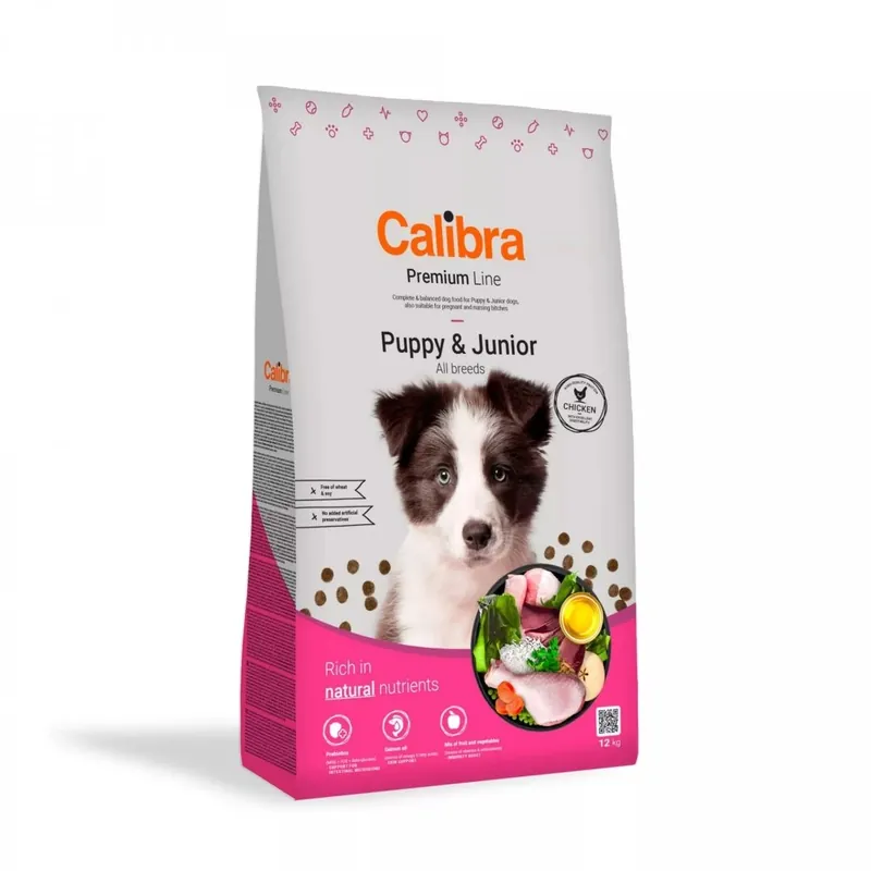 Calibra Premium Puppy & Junior 12 kg Granule pro štěňata a mladé psy – UPejska.cz Shop Nu