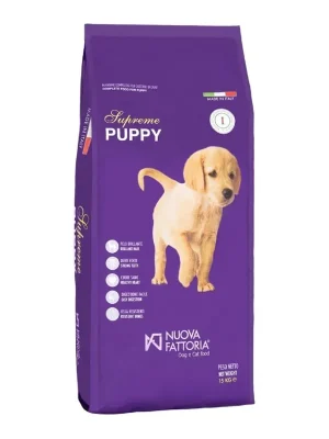 Premium NUOVA FATTORIA Supreme Puppy 15 kg Krmivo pro štěňata a březí feny UPejska.cz