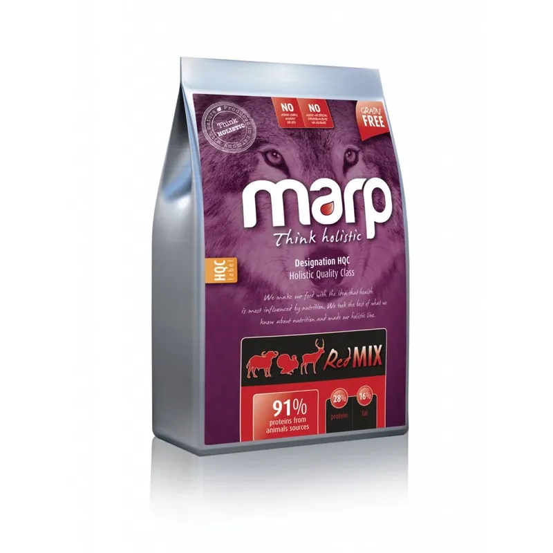 MARP Holistic Red Mix Grain Free 2 kg Bezobilné granule s hovězím a jehněčím UPejska.cz Korting
