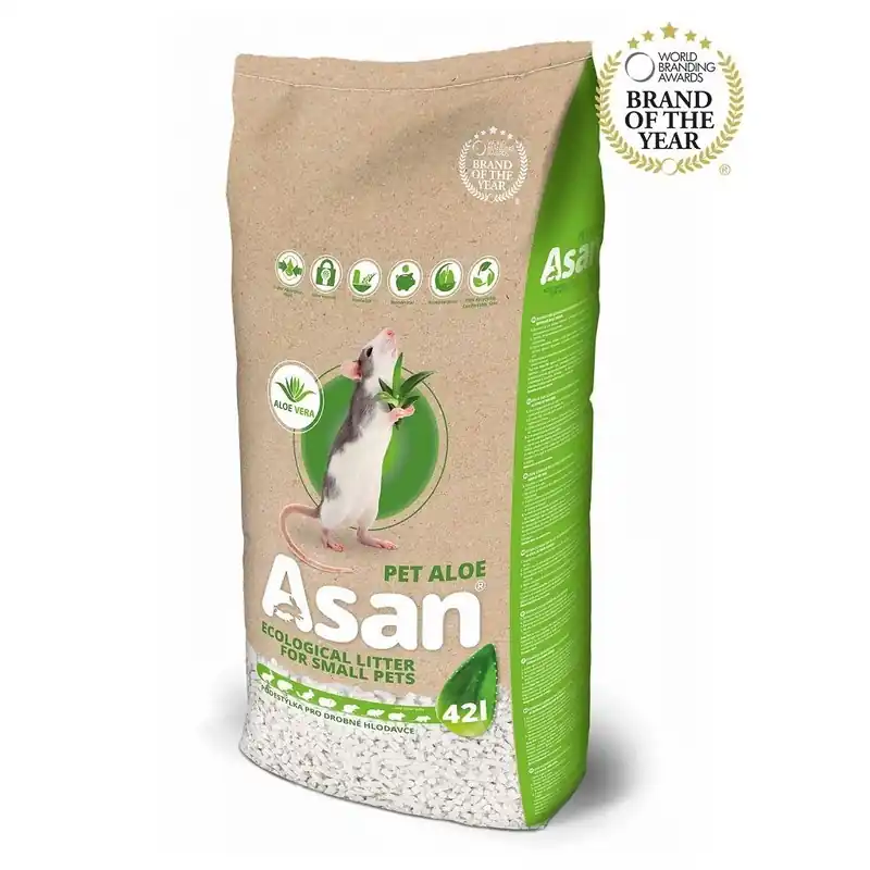 ASAN Pet Aloe podestýlka pro hlodavce a králíčky 42 L Nieuw