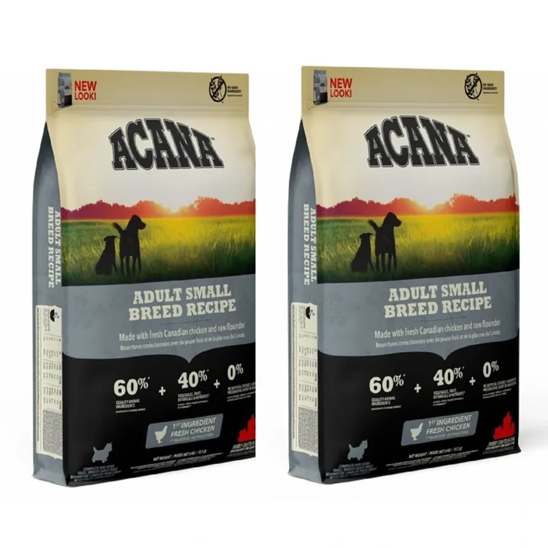 ACANA Dog Adult Small Breed 2 × 6 kg Granule pro malé psy UPejska.cz Weekendaanbieding