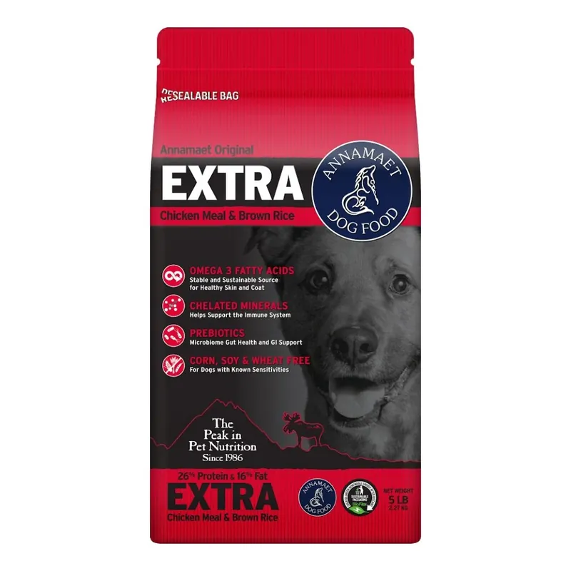 ANNAMAET Extra 26 % 18,14 kg Granule pro aktivní psy UPejska.cz Actieprijs