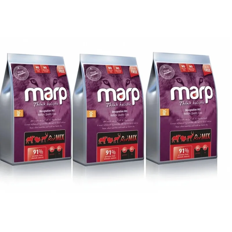 MARP Holistic Red Mix Grain Free 6 kg Bezobilné granule s hovězím a jehněčím UPejska.cz Populair