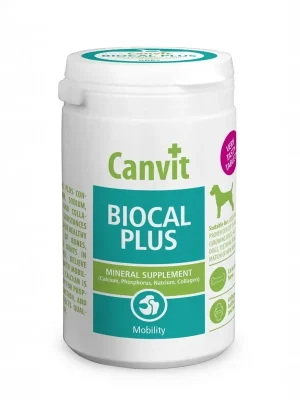 CANVIT Biocal Plus pro psy ochucené tbl 500g Tijdelijk Beschikbaar