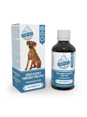 Rechtstreeks Van De Fabrikant TOPVET Ušní kapky Prevent pro psy 50ml