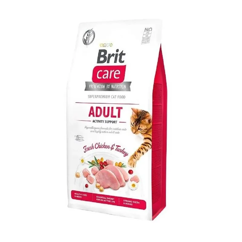 Brit Care Cat Activity Support 7 kg Bezobilné krmivo pro aktivní a venkovní kočky UPejska.cz Exclusieve Aanbieding