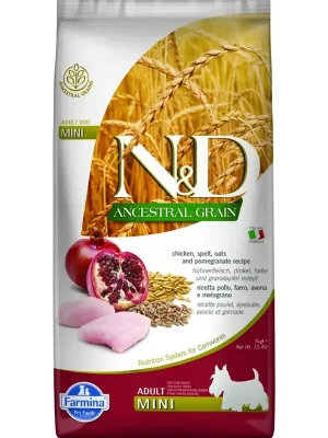 Beste Prijs N&D Low Grain DOG Adult Mini Chicken & Pomegr 7 kg