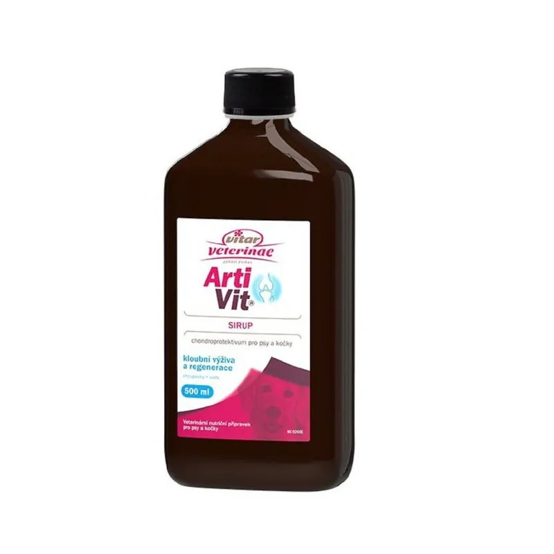 VITAR Artivit Sirup 500 ml – přírodní chondroprotektivum UPejska.cz Merkproduct