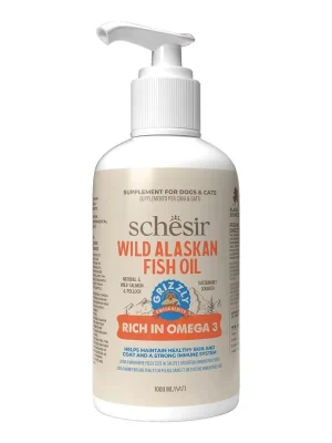 Premium GRIZZLY Wild Salmon Oil 1000 ml Lososový olej pro psy a kočky UPejska.cz
