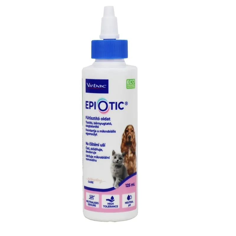 VIRBAC Epiotic III (SIS) 125 ml Ušní roztok pro psy a kočky UPejska.cz Rechtstreeks Van De Fabrikant