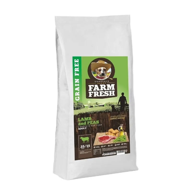FARM FRESH Lamb & Peas Grain Free 20 kg Jehněčí krmivo pro psy UPejska.cz Snelle Levering