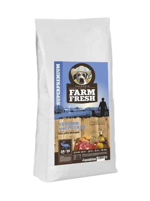 Direct Verzonden FARM FRESH Venison & Potatoes 20 kg Zvěřinové krmivo pro psy – UPejska.cz