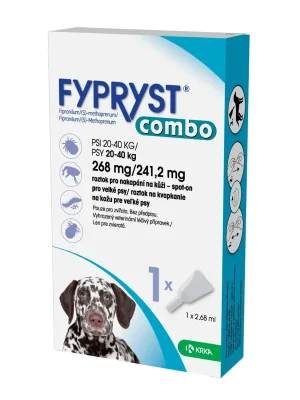 FYPRYST Combo Spot-on Dog L 268/241,2mg pes 20-40kg Korting
