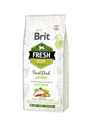 Beperkt Aanbod Brit Fresh Duck Adult Run & Work 12 kg Krmivo pro aktivní psy Upejska.cz