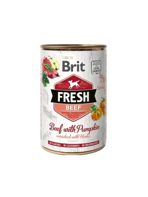 Koop Vandaag BRIT Dog Fresh Beef with Pumpkin 400g