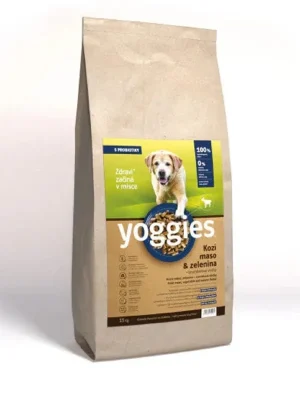 Must-Have Yoggies s kozím masem 15 kg – hypoalergenní granule lisované za studena UPejska.cz